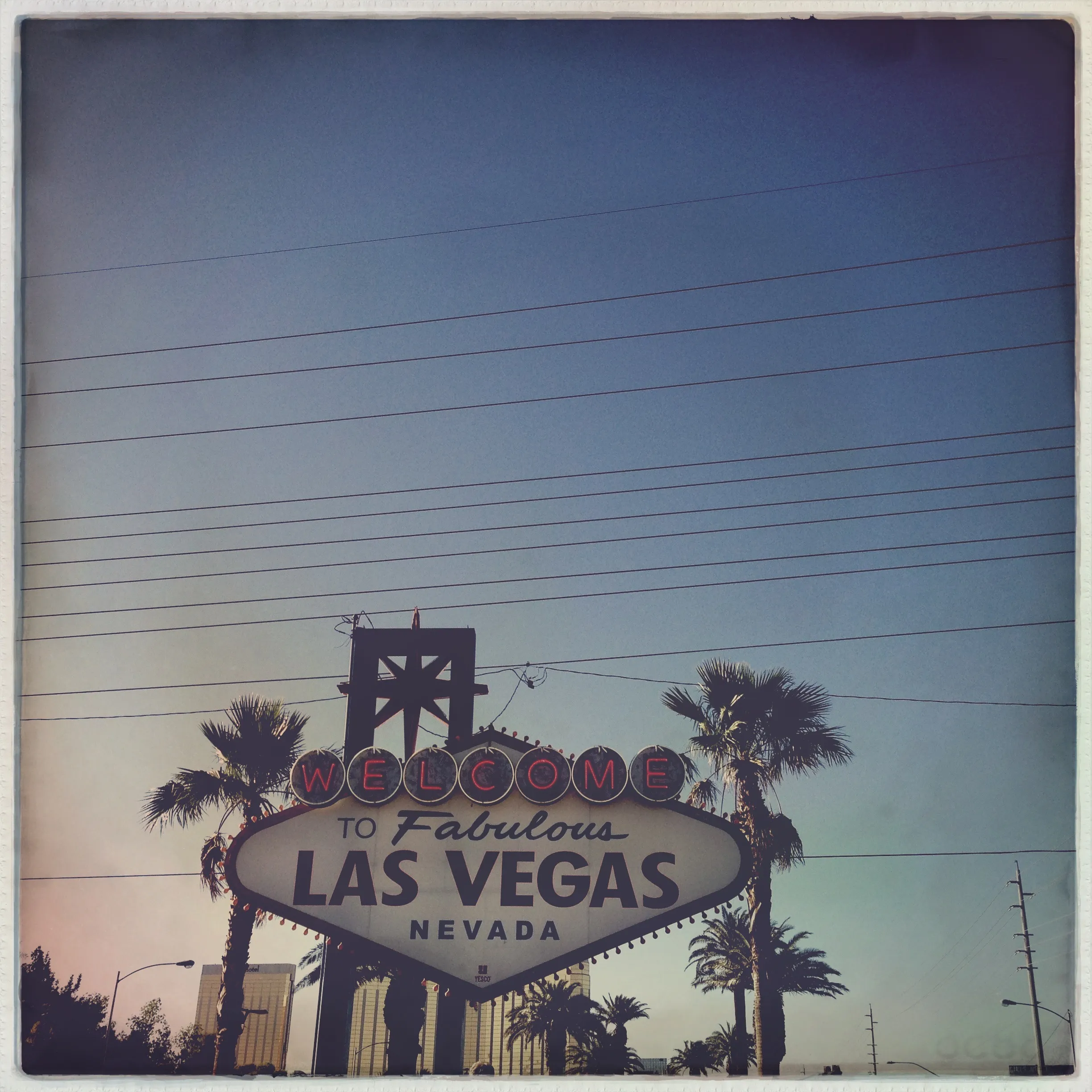 Welcome to Fabulous Las Vegas sign, an iconic photo stop for the girl from road trip