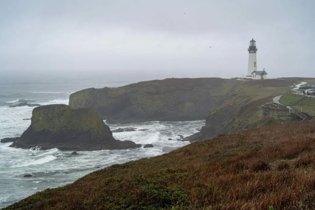 Yaquina Head Lighthouse near Newport, Oregon